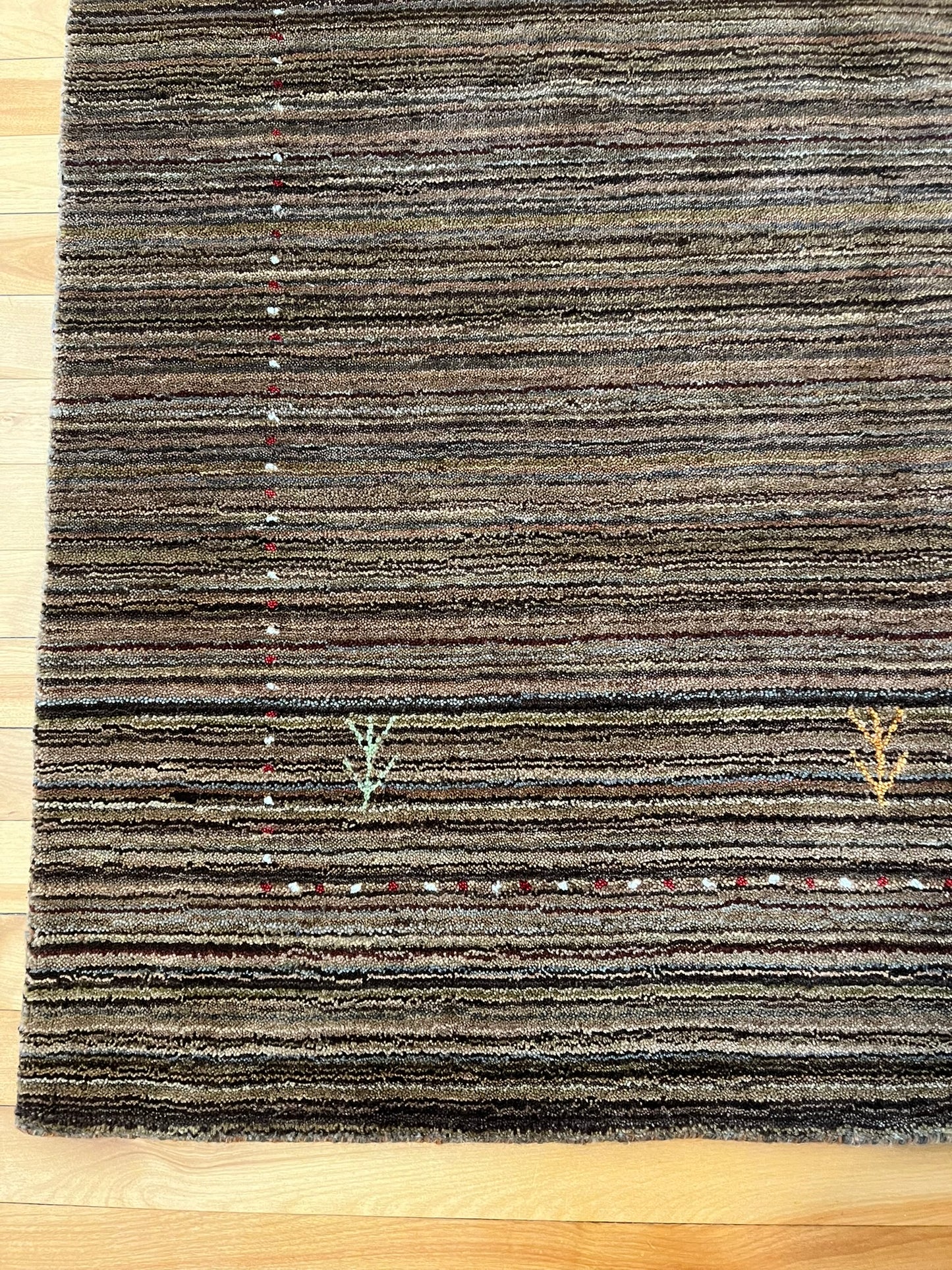 Oushak Rug, Contemporary Gabeh Hand made 6 x 4 Ft