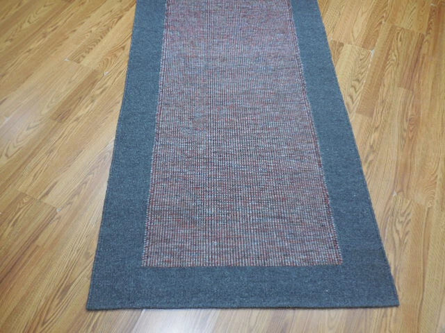 MODERND ANATOLIA FLATWAVE KILIM GEOMATRIC DESIGND 3x11.5 RUG