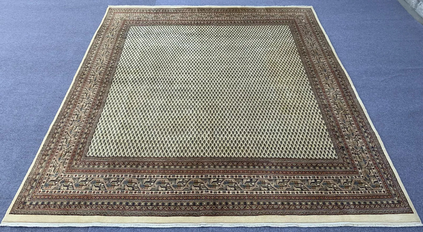 Two Afghan Gabbehs and Badam Gul Mir Wool Area Rug