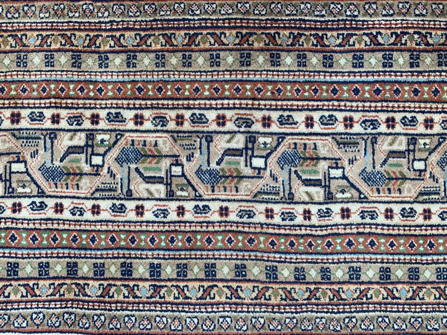 Two Afghan Gabbehs and Badam Gul Mir Wool Area Rug