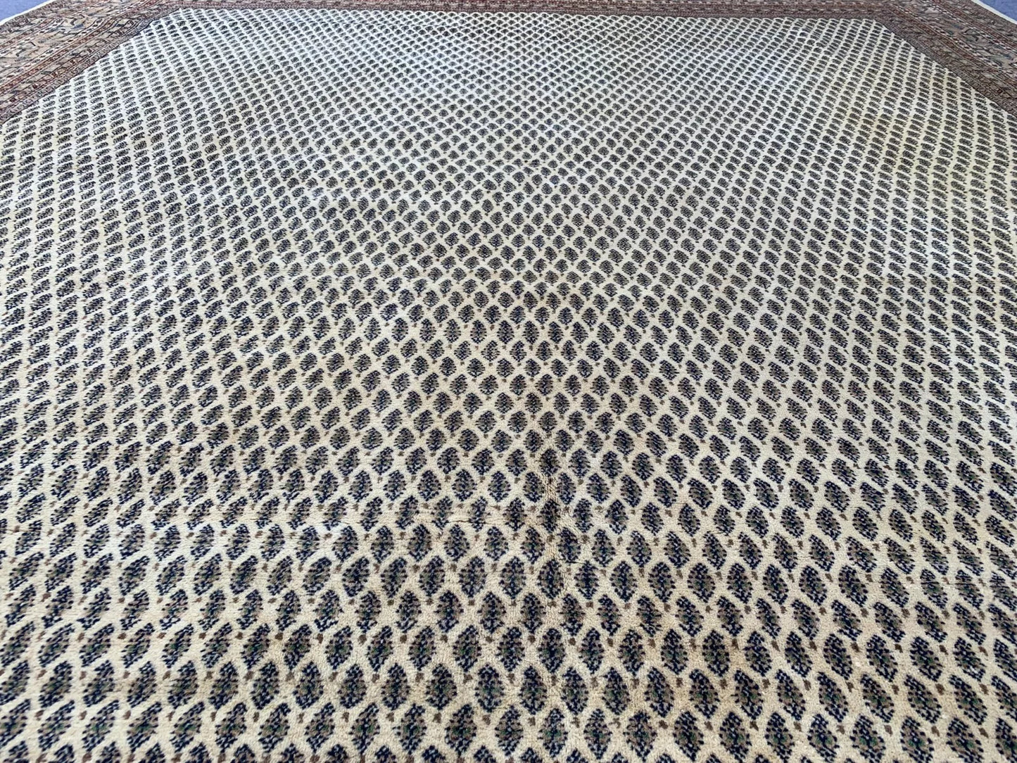 Two Afghan Gabbehs and Badam Gul Mir Wool Area Rug